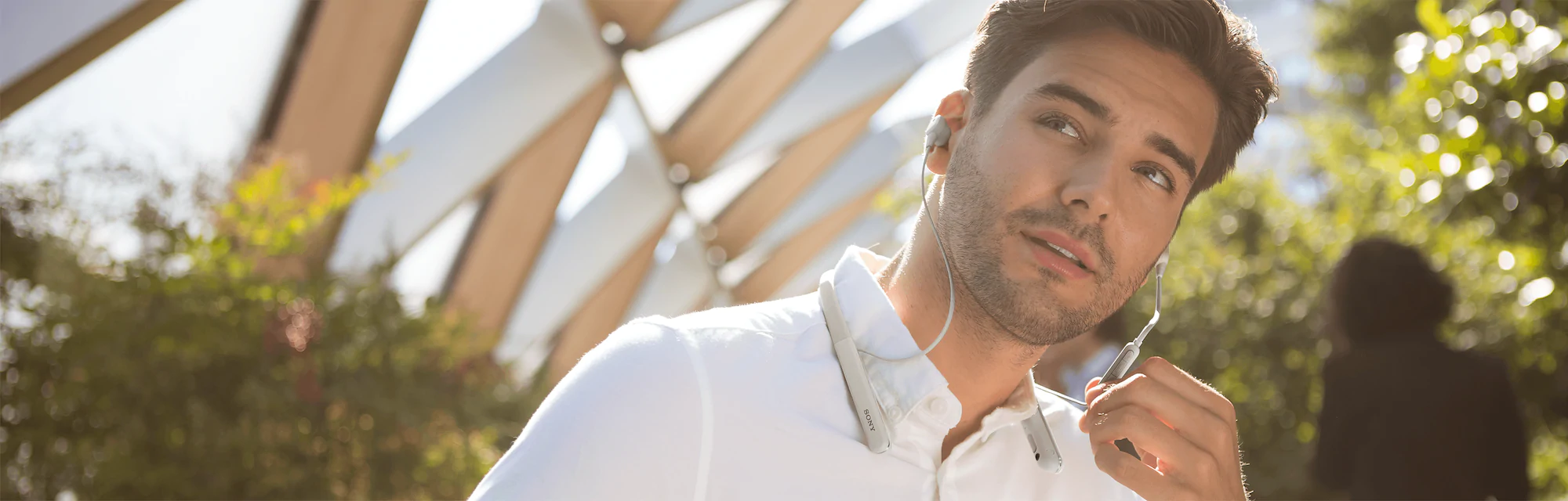 Brezžične ušesne slušalke Sony WI-1000XM2